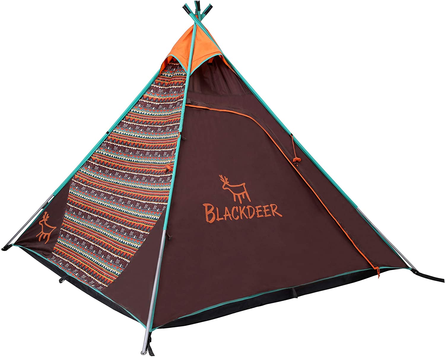 BLACKDEER Teepee Tent Sleeps 4 Person Perfect For Camping For